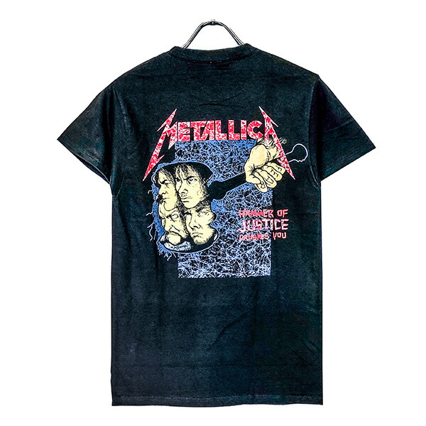 楽天市場】メタリカ METALLICA 正規品 tシャツ BACK Print有 ブラック