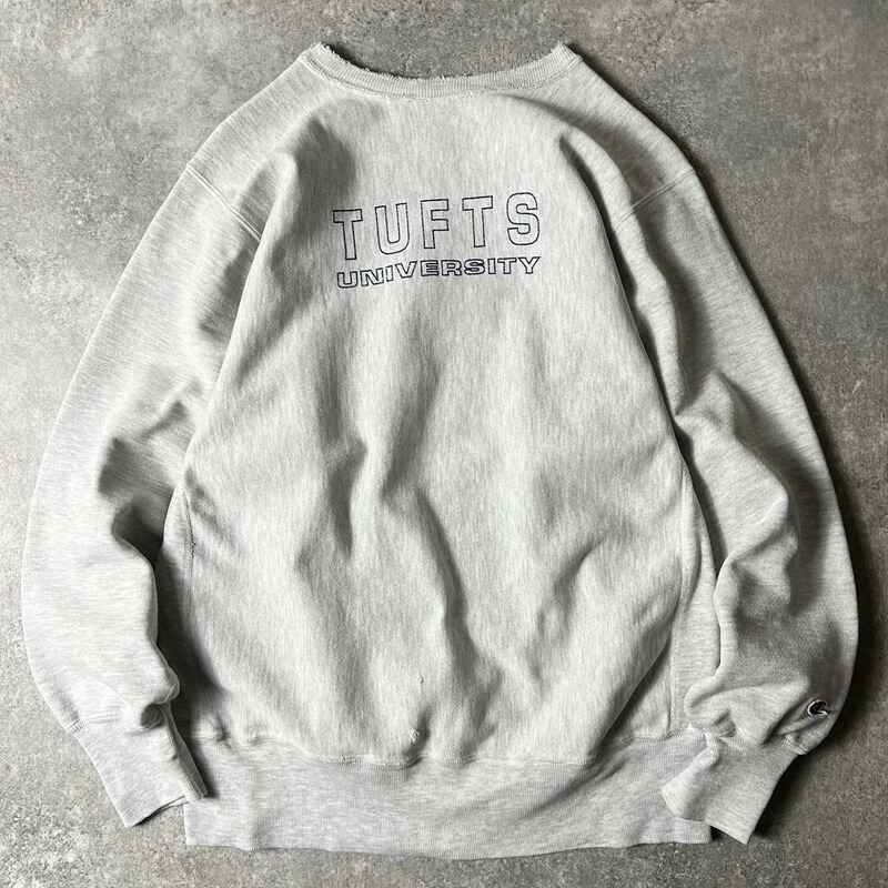 楽天市場】雰囲気系 90s Champion 2段 カレッジ プリント リバース