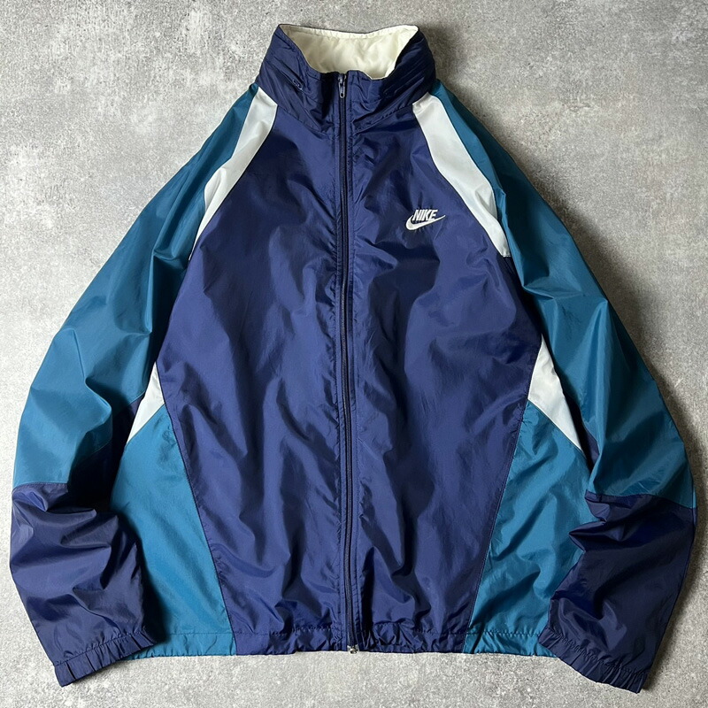 楽天市場】90s NIKE 初期 銀タグ フルジップ ナイロン ジャケット XL
