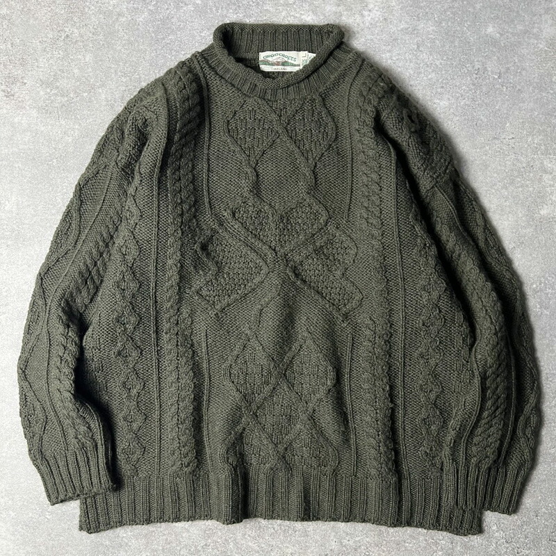 楽天市場】アイルランド製 aran crafts モックネック メリノ ウール