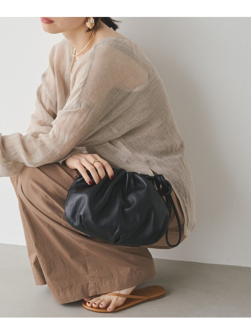 楽天市場】レザー巾着4WAYショルダーバッグ russet ラシット バッグ