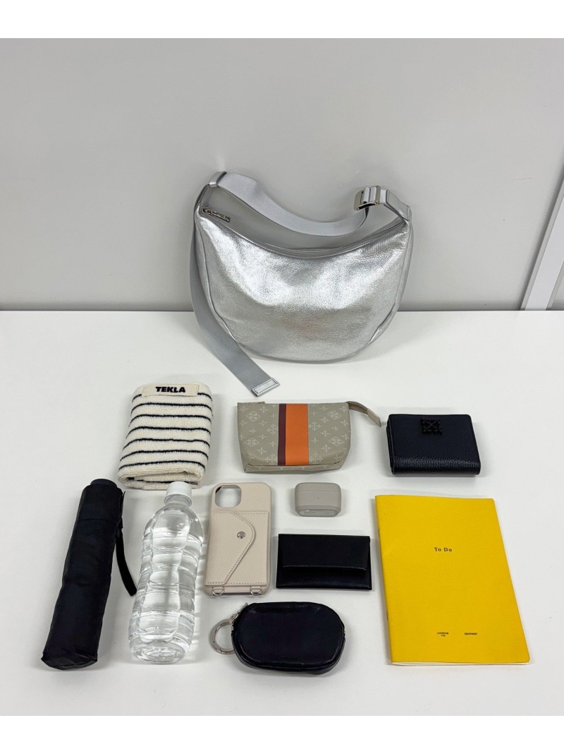 楽天市場】ソフトレザーラウンドショルダーバッグ[silver] russet