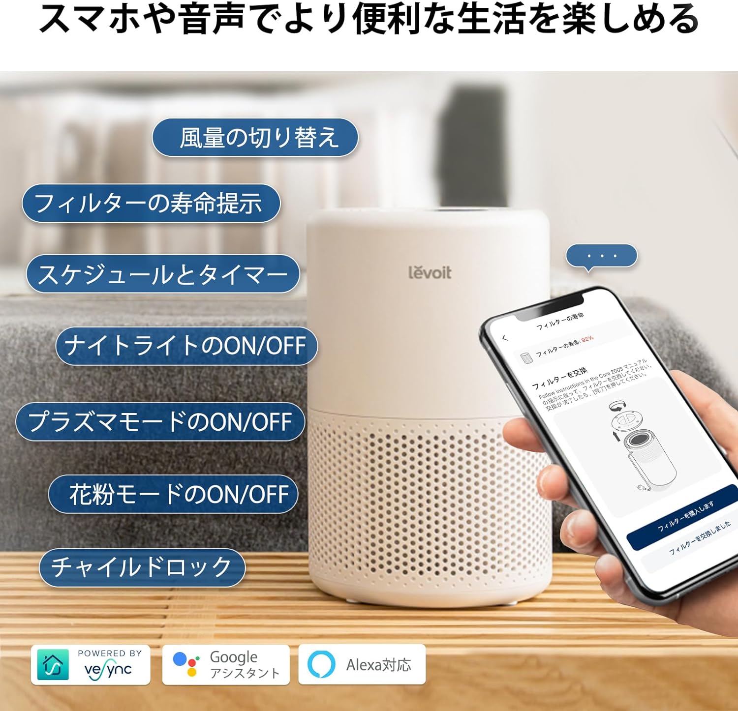 楽天市場】【100%抽選P】空気清浄機 プラズマイオン コンパクト 除菌