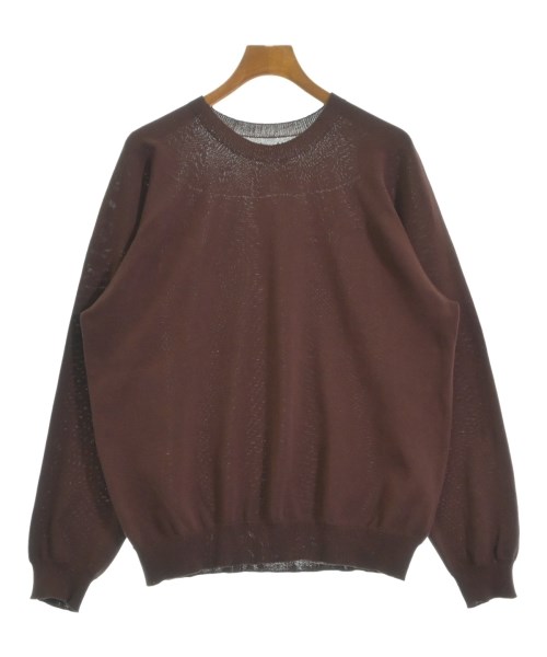 楽天市場】オーラリー ニット（カラーブラウン）（メンズファッション