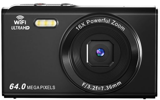 楽天市場】YULINJIAデジカメ4Kスマホに送れるデジタルカメラWIFI転送