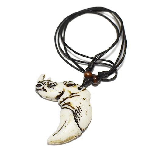 楽天市場】チベット密教 ヤクの骨 彫刻 カービング サイ 角（ホーン