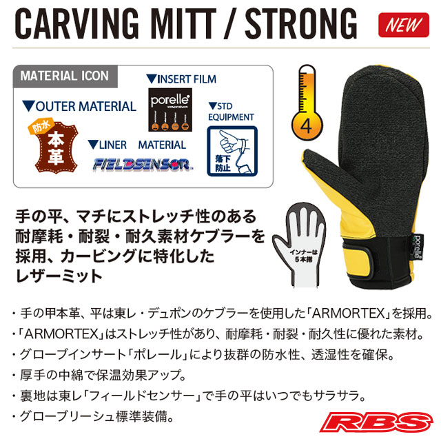 楽天市場】eb's CARVING MITT STRONG エビス カービング ミット