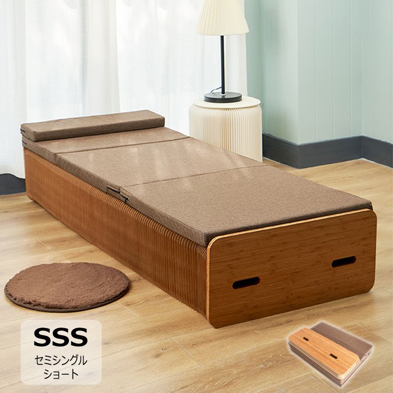 楽天市場】折りたたみベッド ペーパーベッド セミシングル マットレス