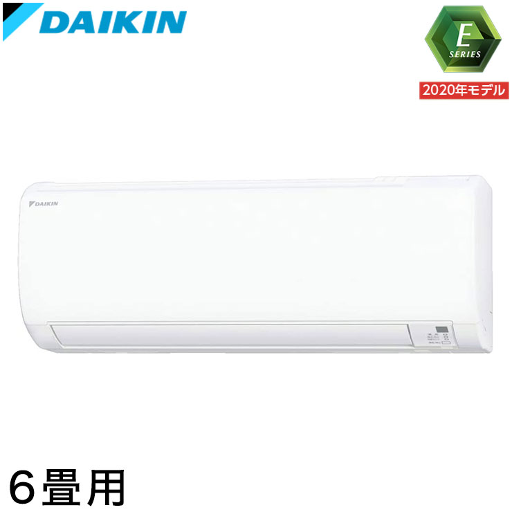 楽天市場】ダイキン ルームエアコン 6畳程度 Eシリーズ S22XTES-W