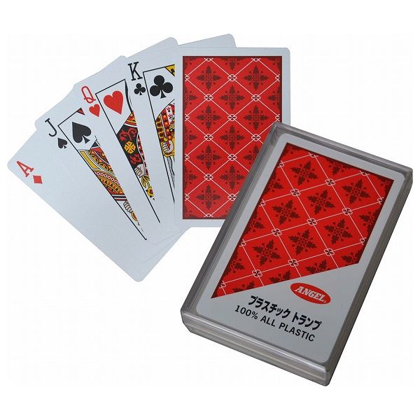 楽天市場】プラスチック製トランプ SPNN601P エンゼルトランプ 玩具