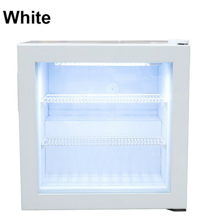 楽天市場】ディスプレイ冷凍庫 55L LEDライト ガラス扉 前開き