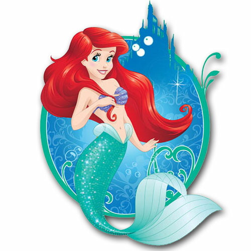 楽天市場】ディズニー アリエル ダイカット ウッドウォールアート