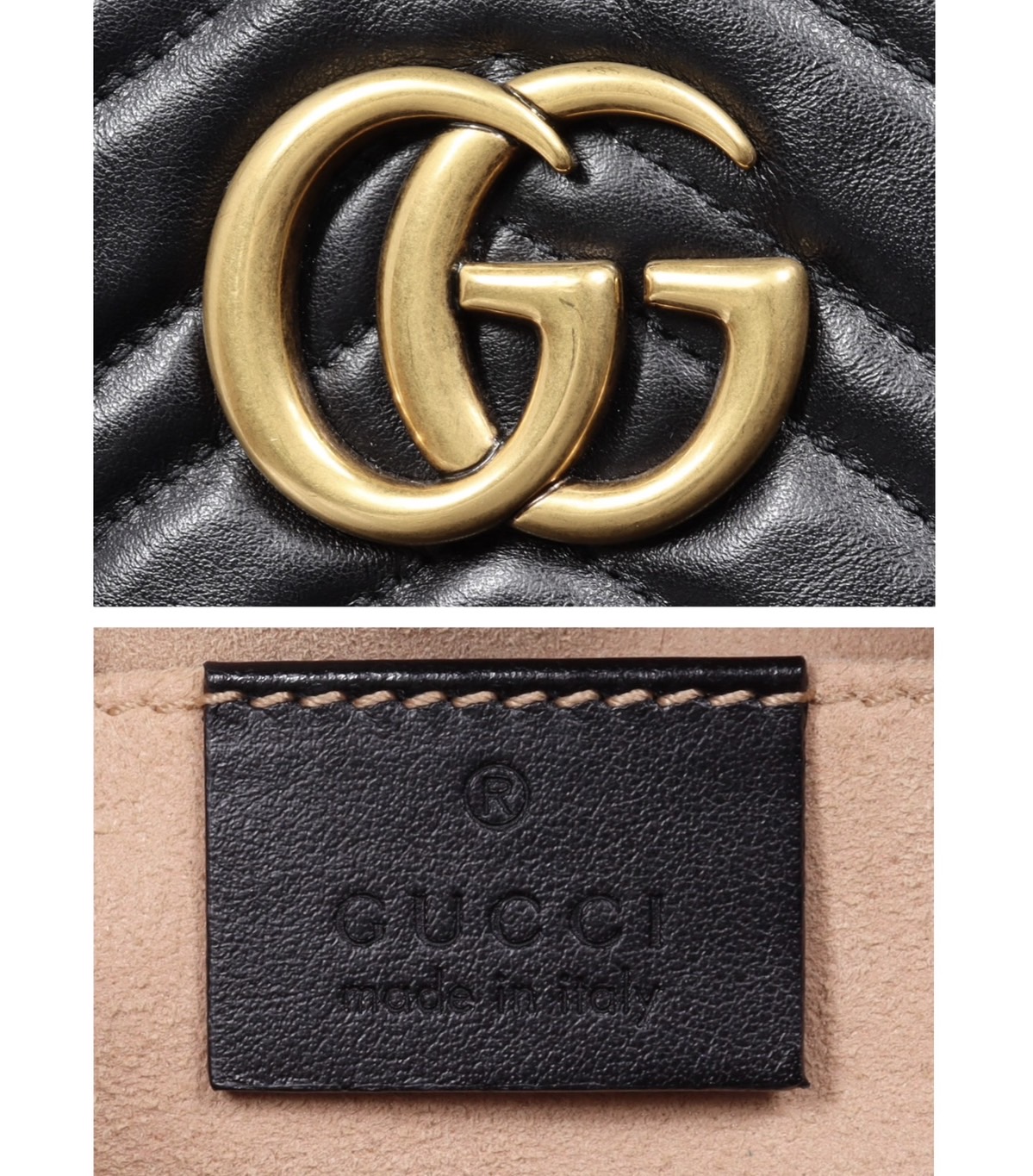 楽天市場】GUCCI グッチ GGマーモント キルティング スモール チェーン