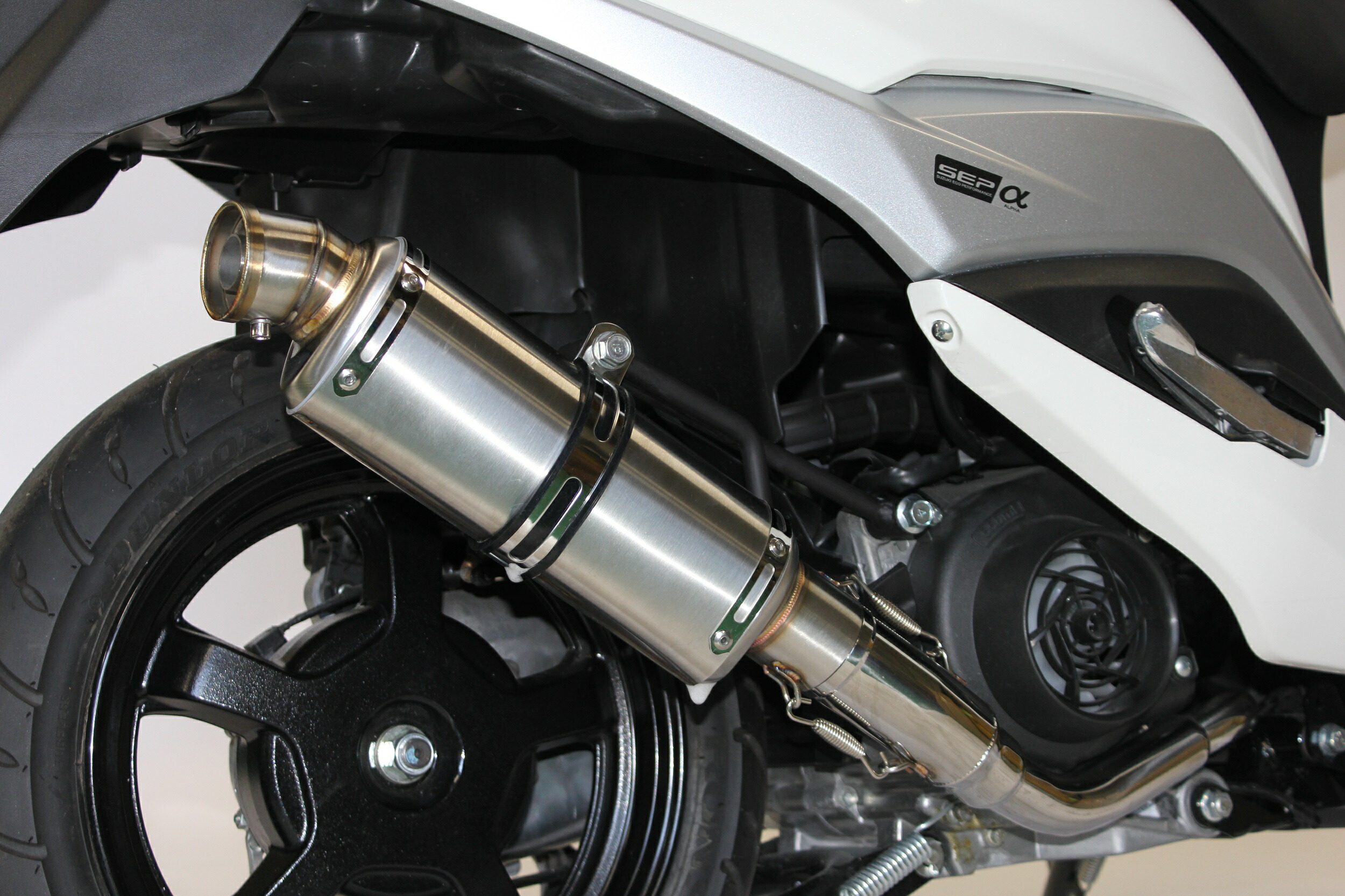 楽天市場】HMS バーグマンストリート125EX バイクマフラー 8BJ-EA23M