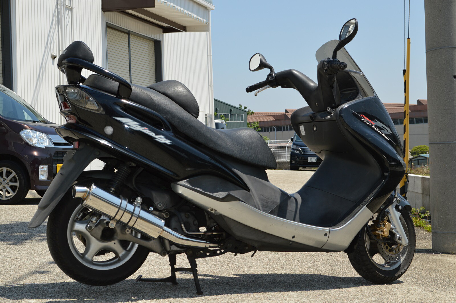 楽天市場】HMS ヤマハ マジェスティ125 (5CA) バイクマフラー (キャブ