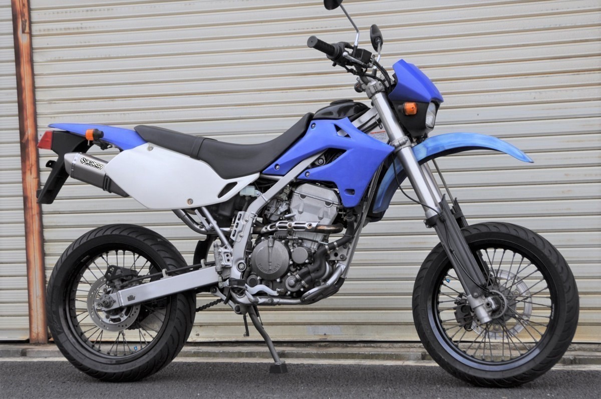 楽天市場】Dトラッカー125 KLX125 バイクマフラー ソリッド モタード