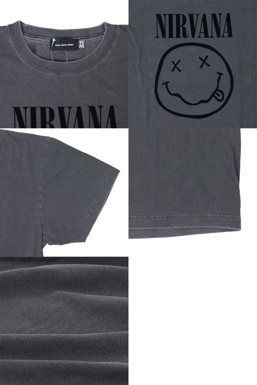 楽天市場】NIRVANA ニルヴァーナ スマイル tシャツ good rock speed