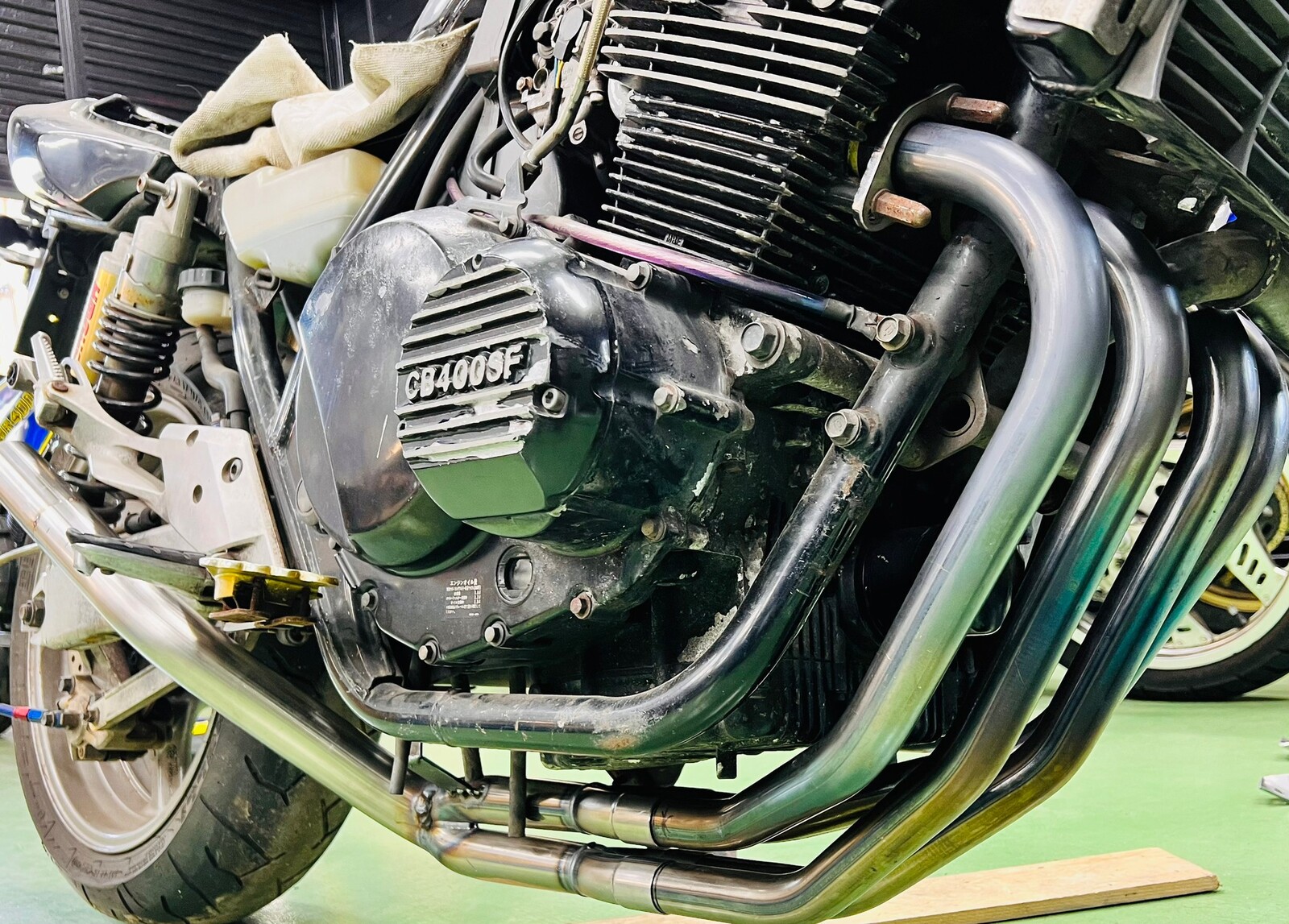 楽天市場】REDSTAGE CB400SF NC39 飛燕 4-2-1 オリジナルマフラー