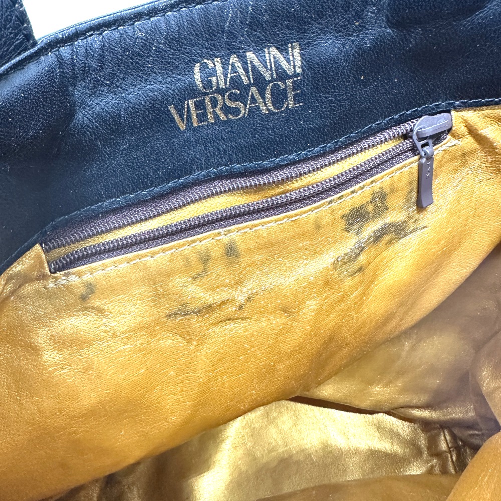 楽天市場】VERSACE ヴェルサーチ ヴィンテージ レオパード 巾着 豹柄