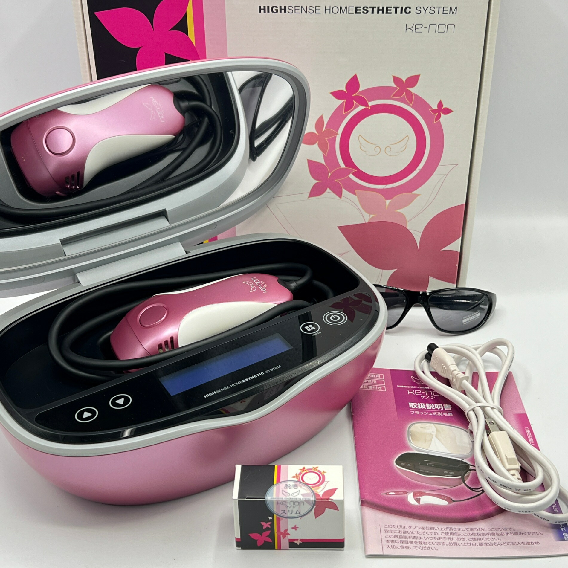不具合有り】KE-NON ホームエステシステム 脱毛器 v.8.4J 不具合有り