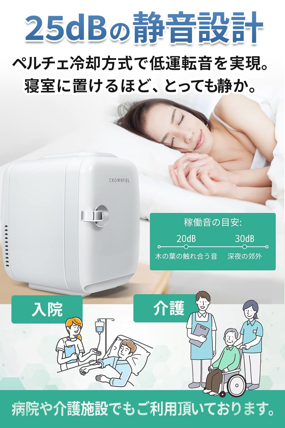 楽天市場】冷蔵庫 小型 おしゃれ 静音 【最強配送対応】ミニ冷蔵庫 4L