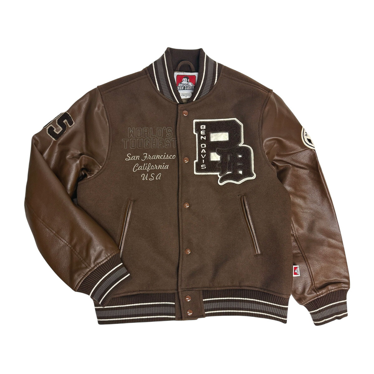 楽天市場】BEN DAVIS スタジャン ベンデイビス サガラ刺繍 ワッペン