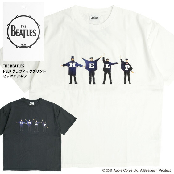 楽天市場】THE BEATLES Tシャツ ビートルズ HELP グラフィック