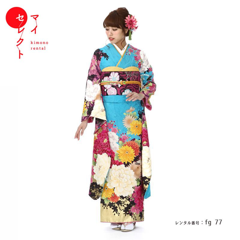 楽天市場】振袖 レンタル【成人式】fg_77 / 9-1444 振袖 結婚式 卒業式