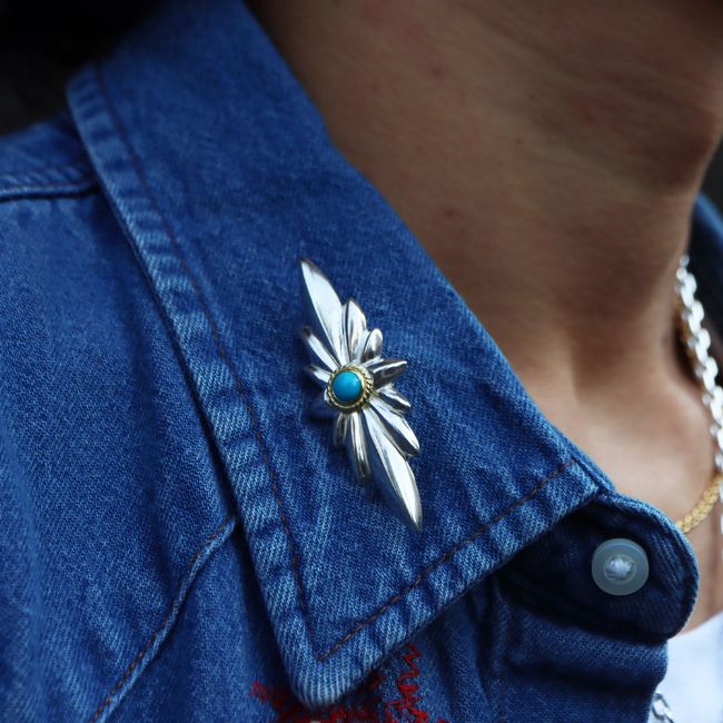 楽天市場】TADY&KING［ORDER ITEM］リリーK18金縄ターコイズブローチ