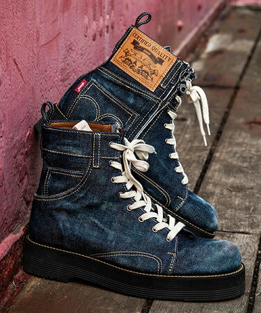 楽天市場】【glamb(グラム)】Slinky denim boots スリンキーデニム