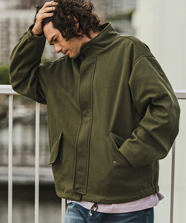 楽天市場】【CAMBIO(カンビオ)】TR起毛スタンドZIPブルゾン : CAMBIO