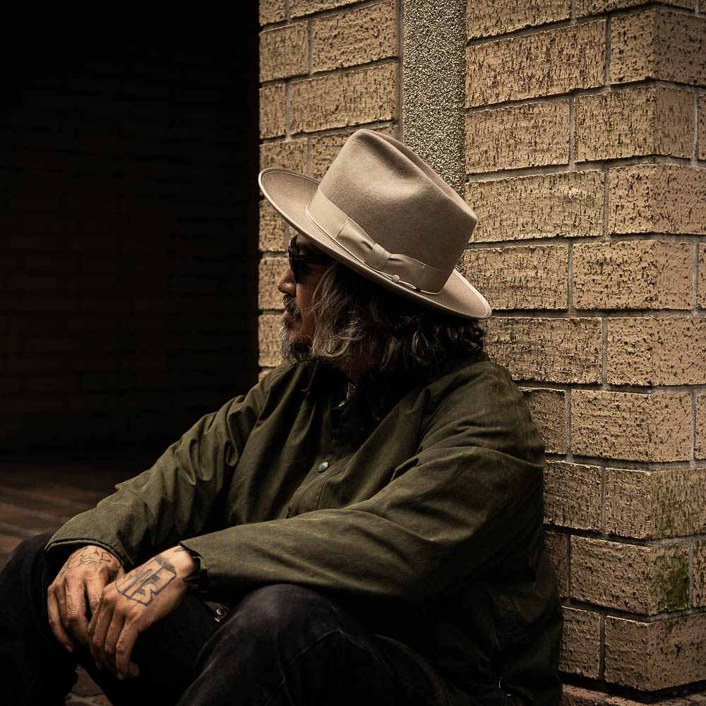 楽天市場】ウール フェルト ヴィンテージ スタイル オープンクラウン