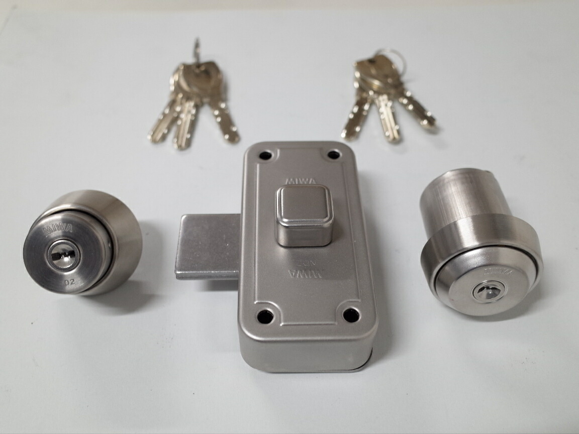 楽天市場】PR LA,DA取替用シリンダーとNDZ-1面付補助錠同一仕様 ステン