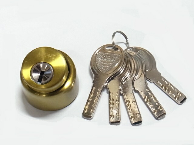 楽天市場】エージェント LS5-CL397 取替用シリンダーゴールド色