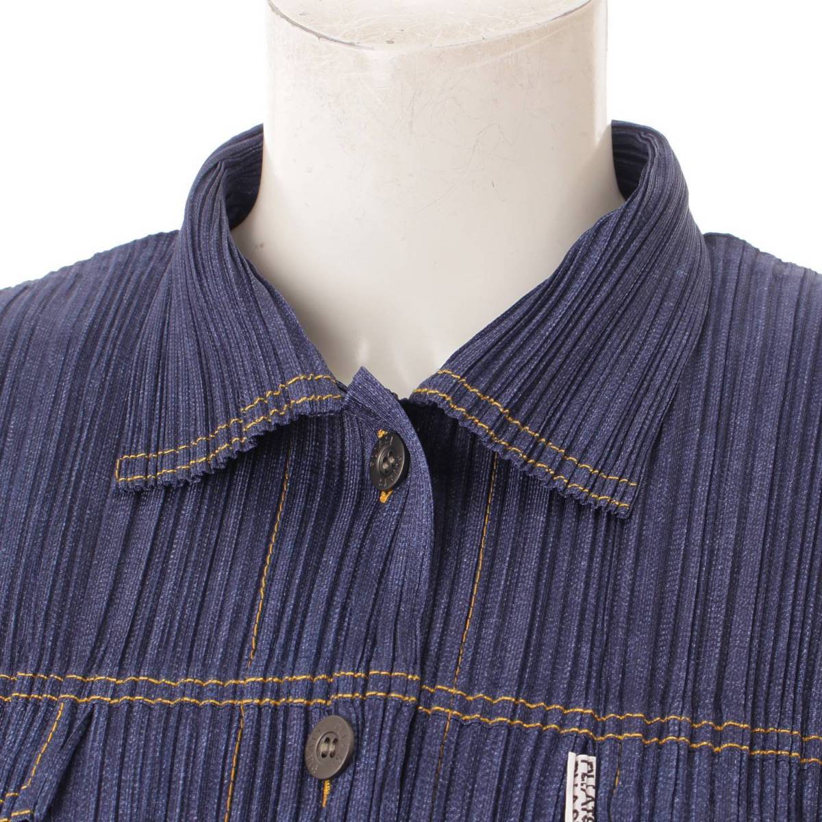 PLEATS PLEASEデニム風 長袖ボタン付きカットソー 楽天市場】issey