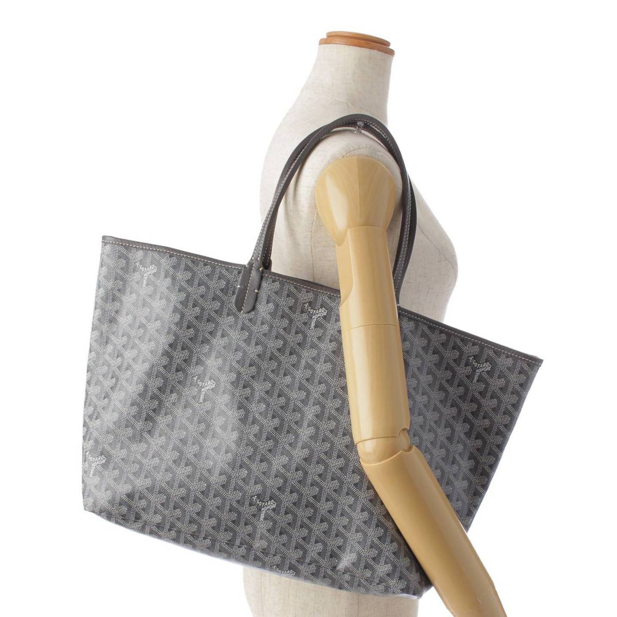 楽天市場】【ゴヤール】GOYARD サンルイPM ポーチ付き トートバッグ