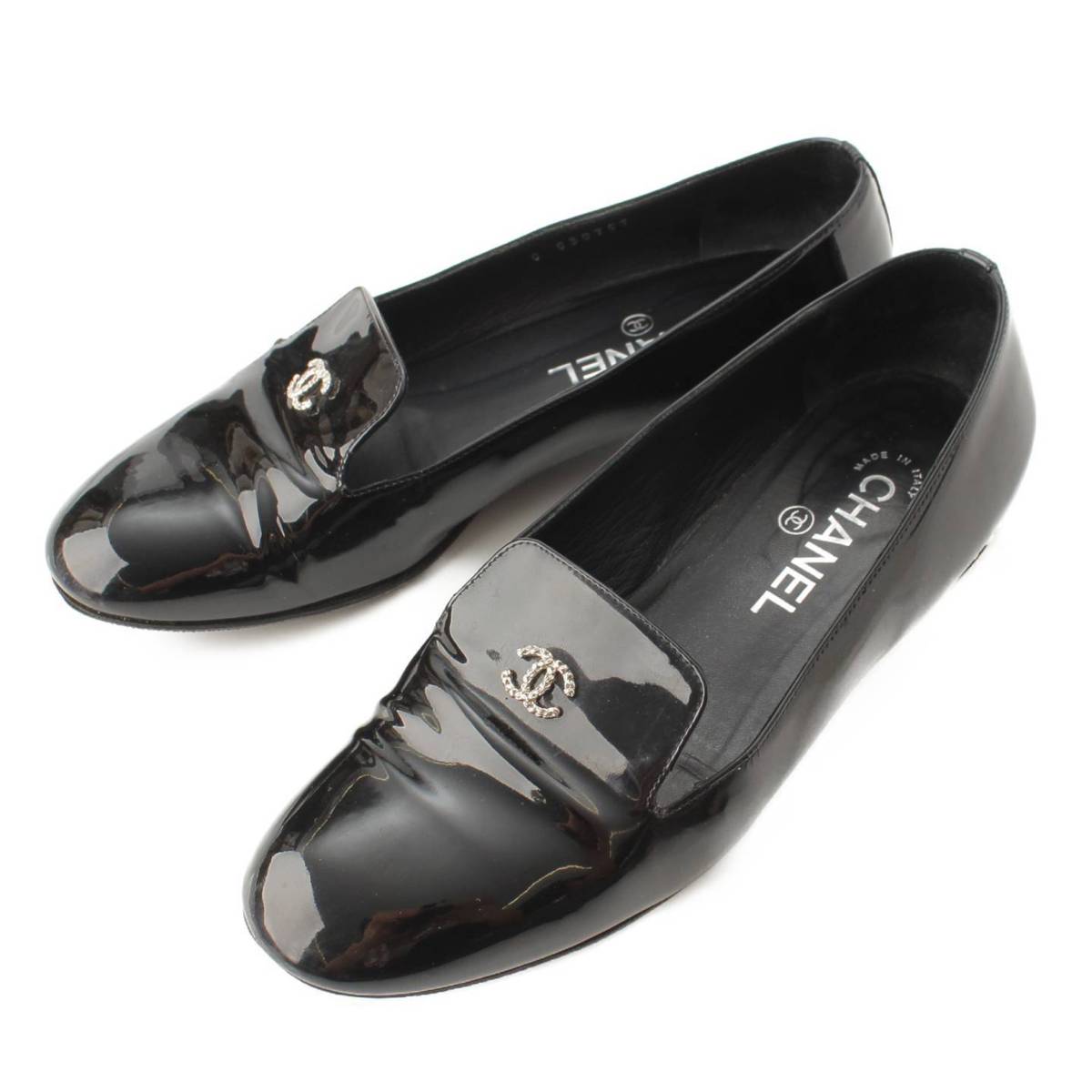 楽天市場】【シャネル】Chanel ココマーク Fパール パテント オペラ