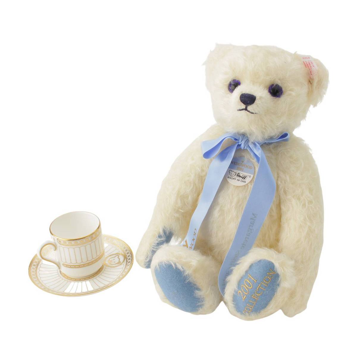 未開封 シュタイフ 日本限定 ウエッジウッドベア2001年 Amazon.co