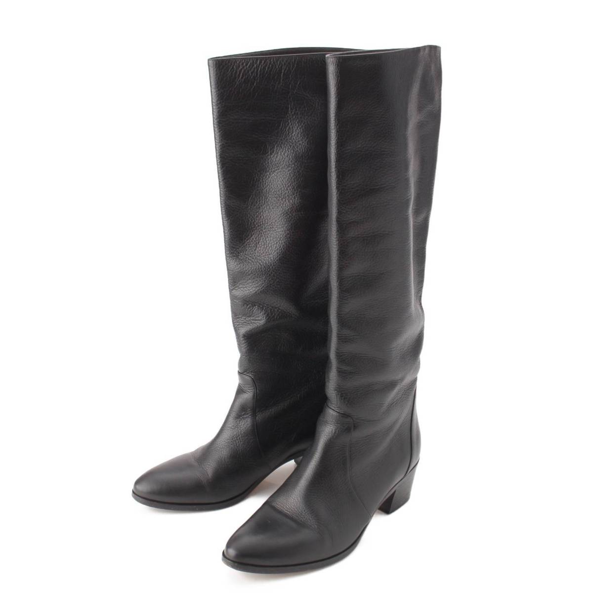 楽天市場】【シャネル】Chanel ココマーク レザー ロングブーツ G30180