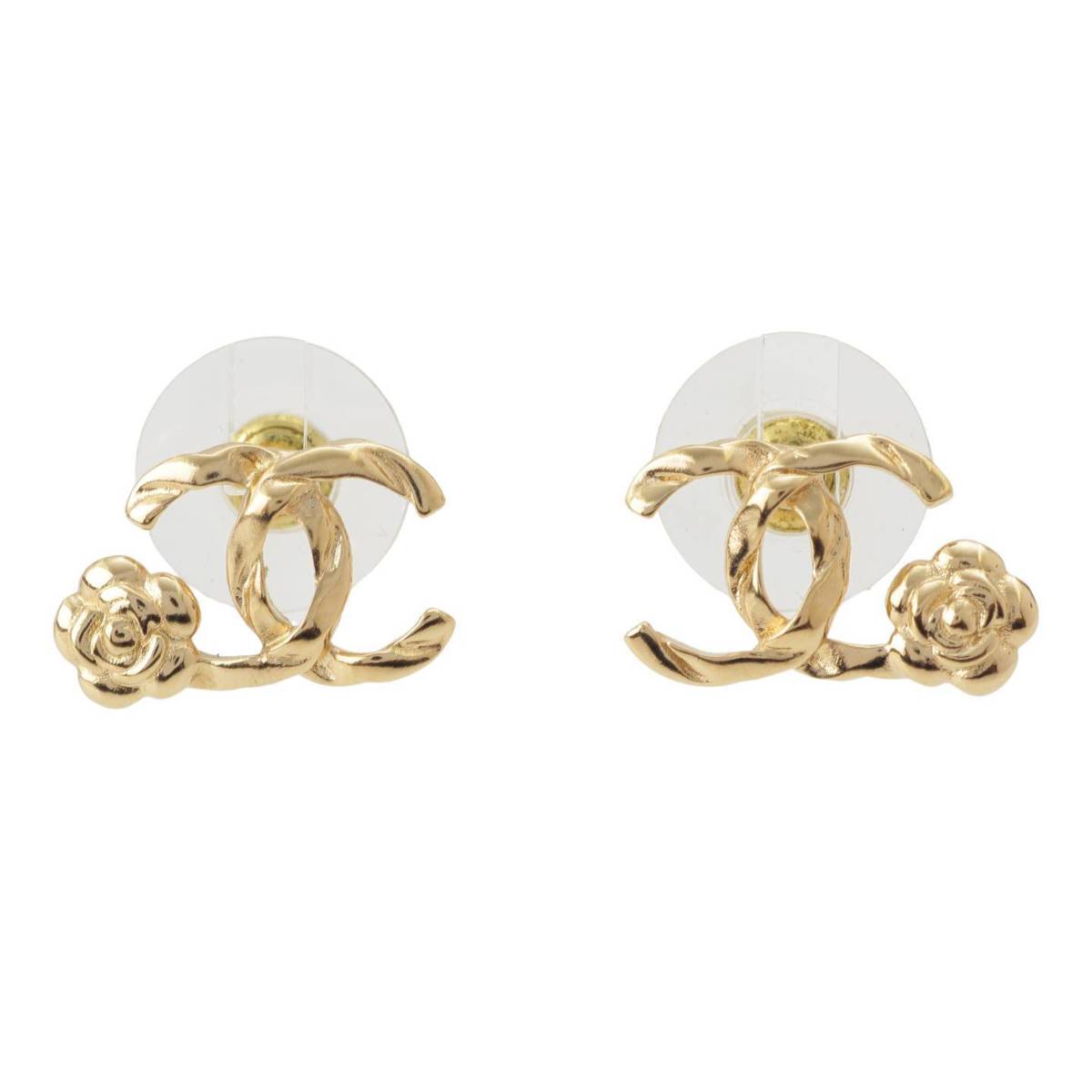 楽天市場】【シャネル】Chanel A22A カメリア ココマーク ピアス