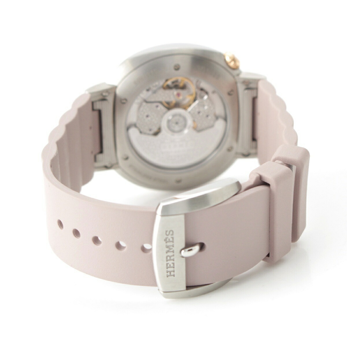 楽天市場】エルメス HERMES カットGM 腕時計 自動巻き シルバー文字盤