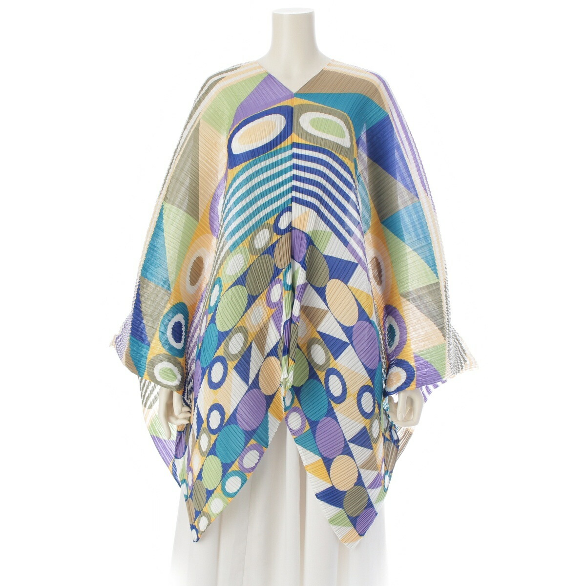 楽天市場】プリーツプリーズ ポンチョの通販