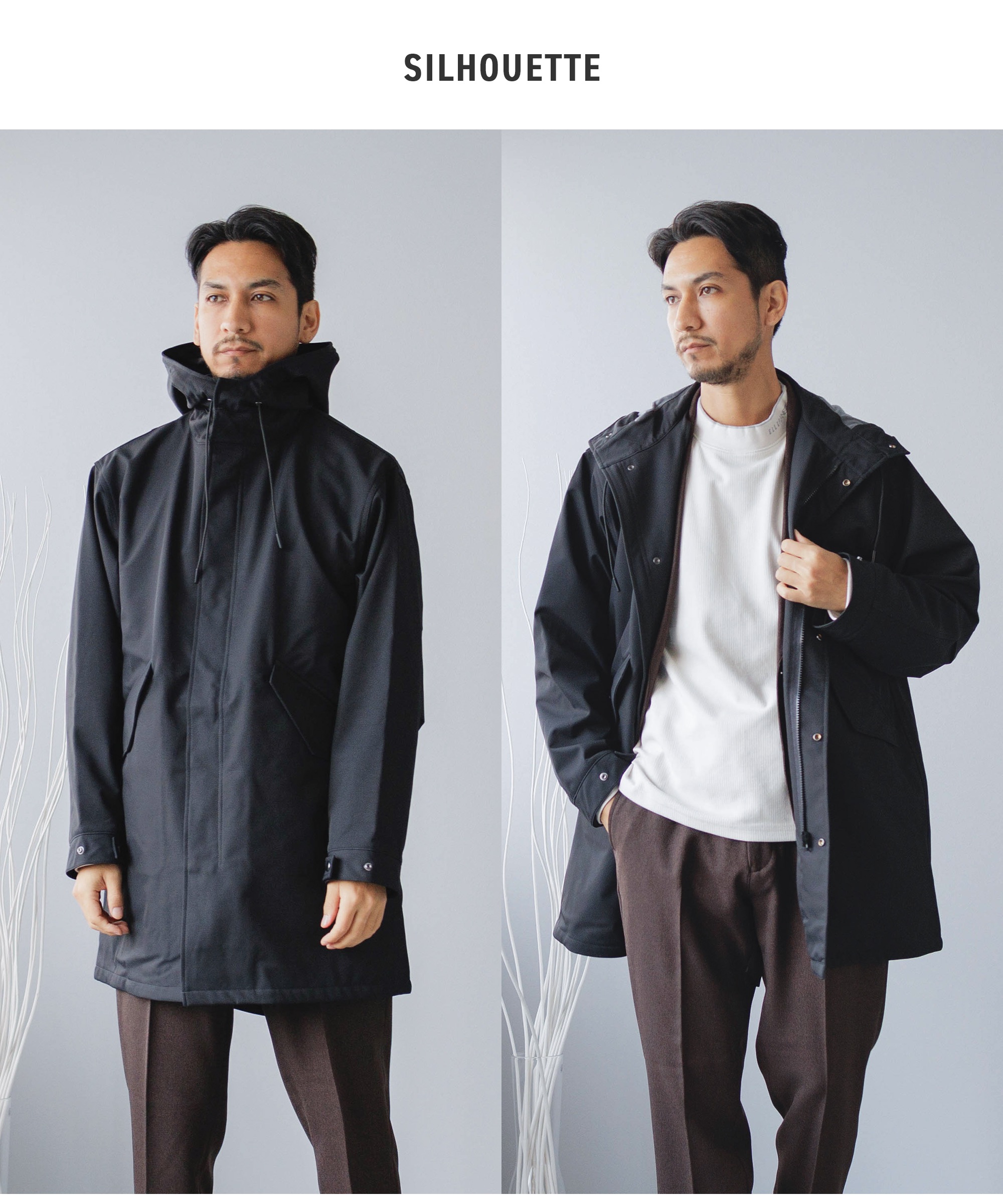 楽天市場】モッズコート メンズ ミリタリーコート ビジネス 通勤