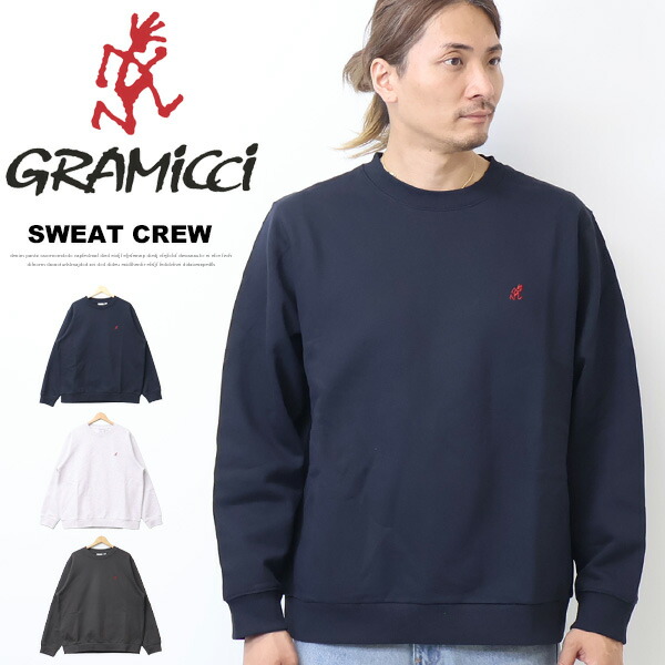 楽天市場】GRAMICCI グラミチ ワンポイント クルーネックスウェット