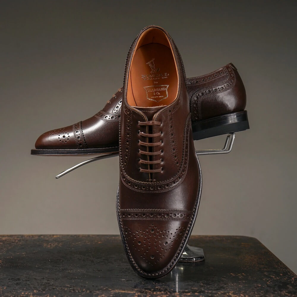 楽天市場】グラッドハンド x リーガル セミブローグオックスフォード