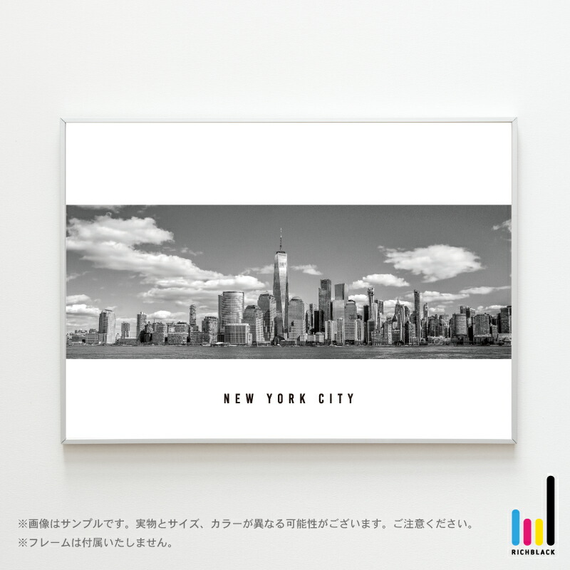 楽天市場】全2色＊ NEW YORK CITY 写真 アート プリント ポスター [ A4