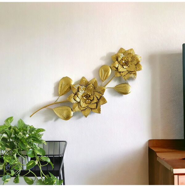 楽天市場】立体 ウォールアートパネル アンティーク調 ゴールド