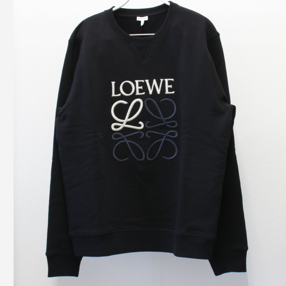 楽天市場】美品『ほぼ未使用』 LOEWE ロエベ ロゴ刺繍スウェット L