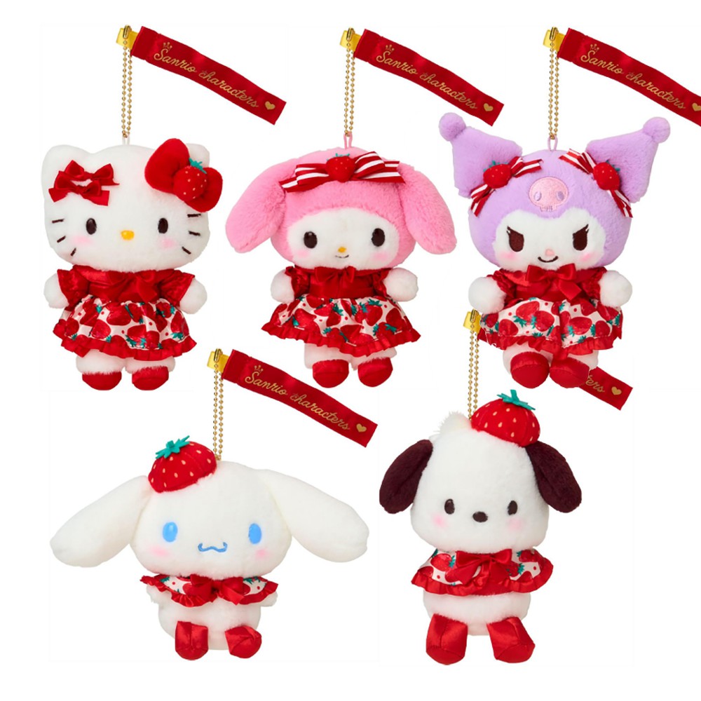 楽天市場】サンリオ マスコットホルダー いちご新聞50周年 ハロー