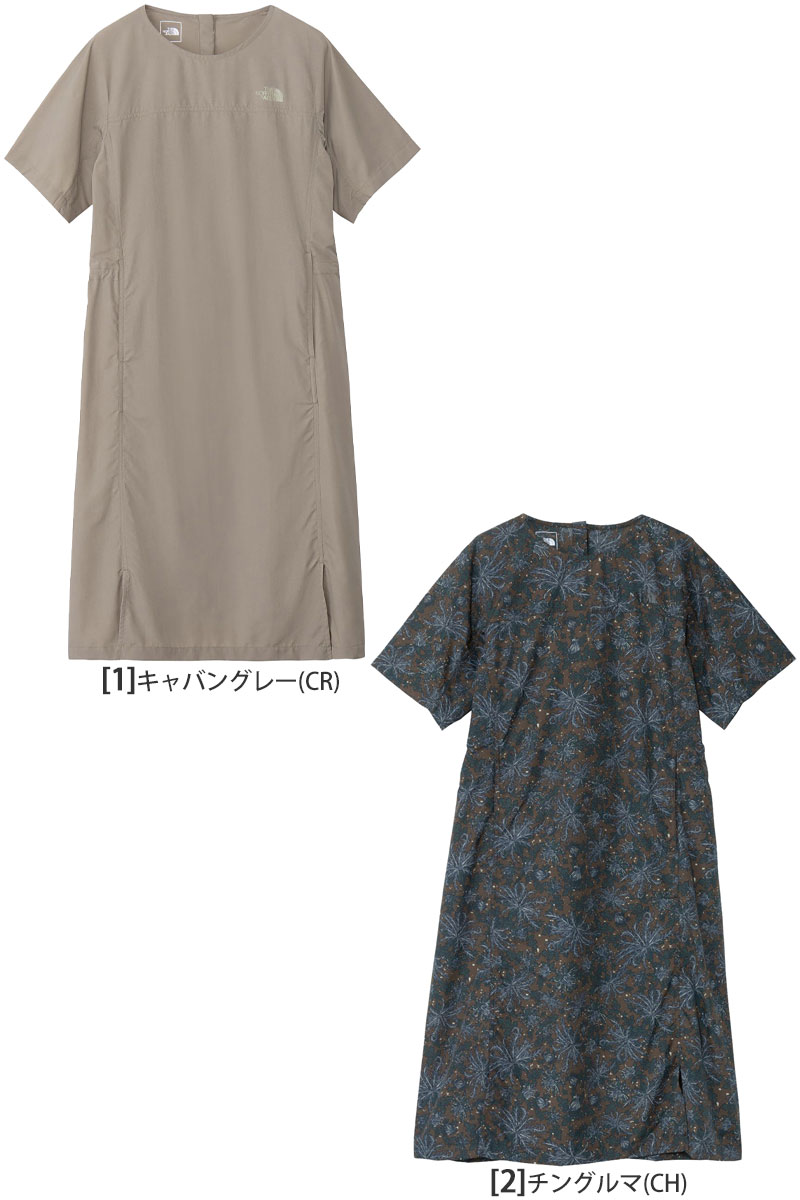 楽天市場】ザ・ノース・フェイス THE NORTH FACE 半袖 膝丈ワンピ